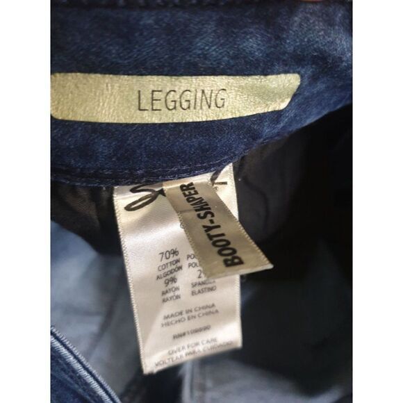 Seven7 Women's Jeans 8 Booty Shaper Mid Rise Stretchy Legging Blue Jeans Sz 8 - Picture 8 of 9